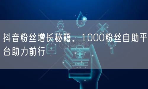 抖音粉丝增长秘籍，1000粉丝自助平台助力前行