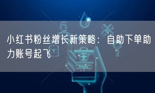 小红书粉丝增长新策略：自助下单助力账号起飞