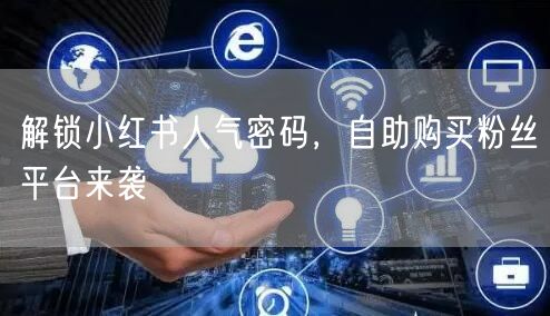 解锁小红书人气密码，自助购买粉丝平台来袭