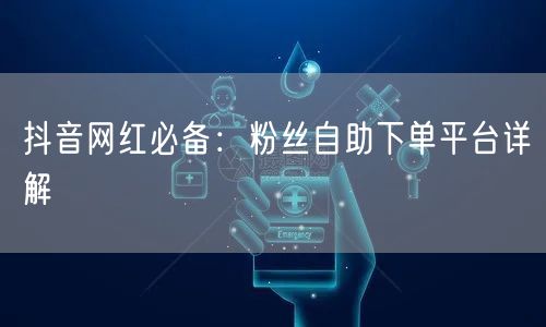 抖音网红必备：粉丝自助下单平台详解
