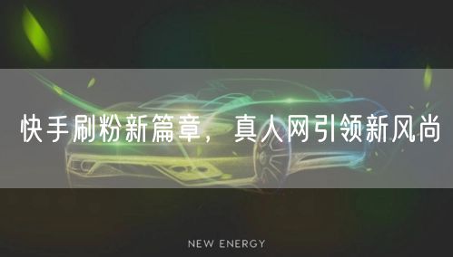 快手刷粉新篇章，真人网引领新风尚