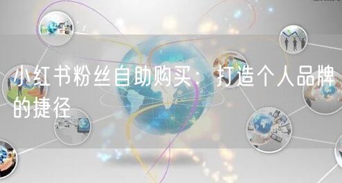 小红书粉丝自助购买：打造个人品牌的捷径