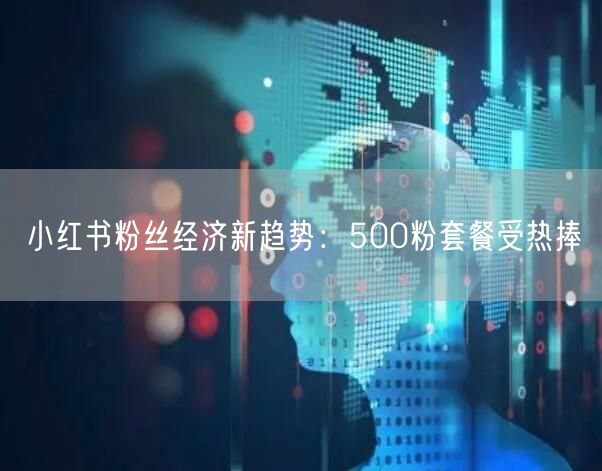 小红书粉丝经济新趋势：500粉套餐受热捧