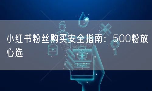 小红书粉丝购买安全指南：500粉放心选