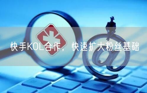 快手KOL合作，快速扩大粉丝基础