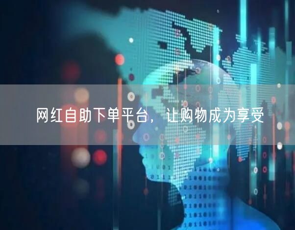 网红自助下单平台，让购物成为享受
