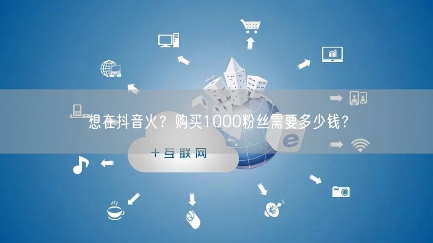 想在抖音火？购买1000粉丝需要多少钱？