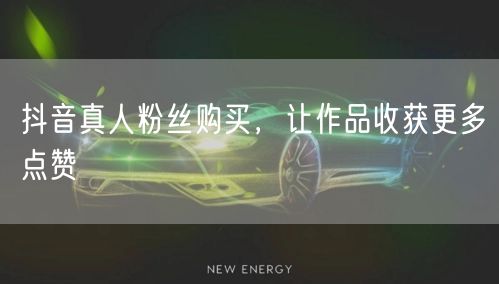 抖音真人粉丝购买，让作品收获更多点赞