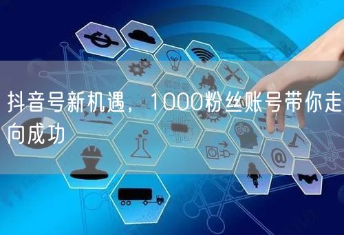 抖音号新机遇，1000粉丝账号带你走向成功